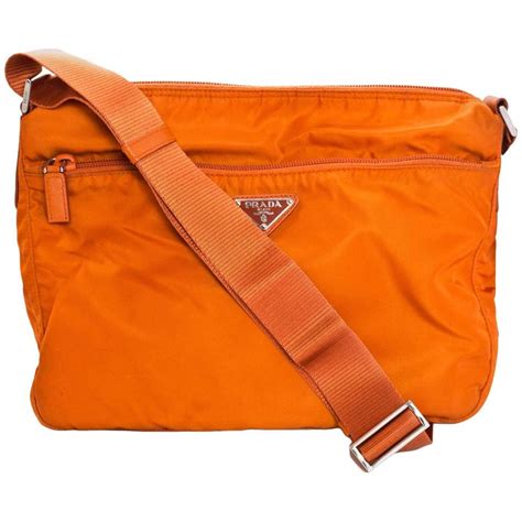 Prada Nylon and Leather Crossbody Messenger Bag 